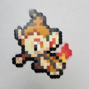 Chimchar Menu Icon Perler Bead Pixel Art